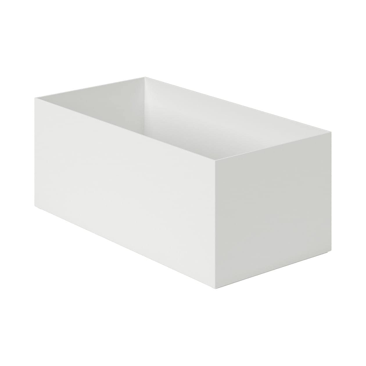 Buy MUJI Polypropylene File Box - White Grey 1/2 Wide