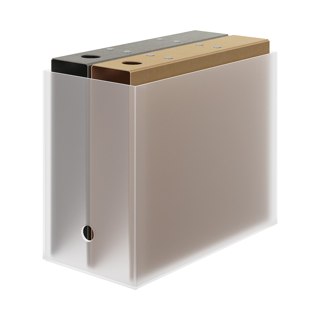 Buy MUJI Polypropylene File Box - Clear A4 Wide