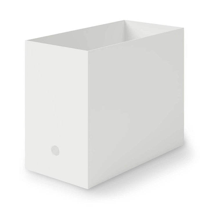 Polypropylene File Box - White Grey A4 Wide