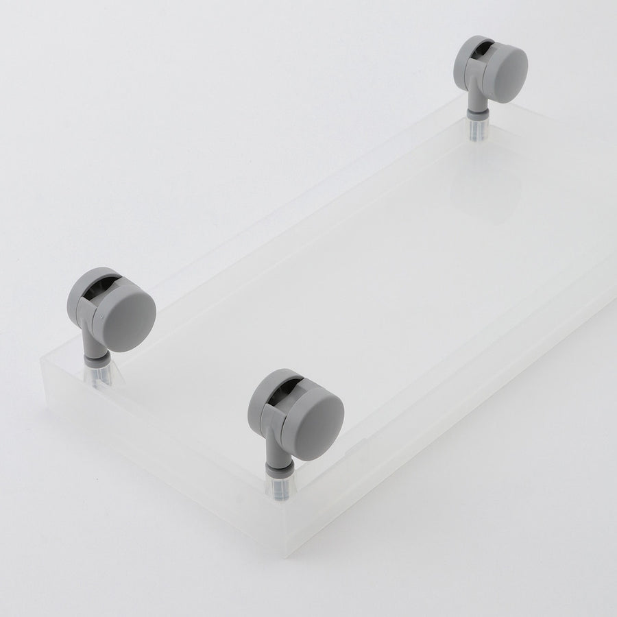 Castor-Attachable Lid For Wide PP File Box - Clear - MUJI Australia