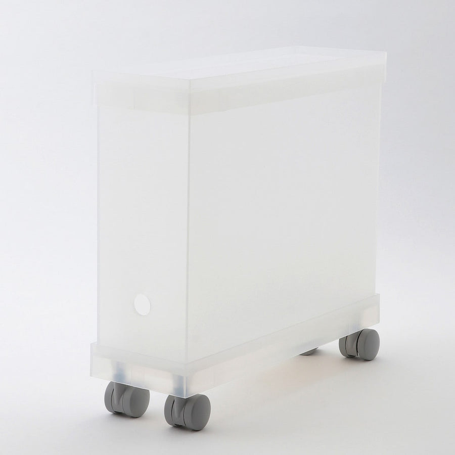 Castor-Attachable Lid For PP File Box - Clear - MUJI Australia