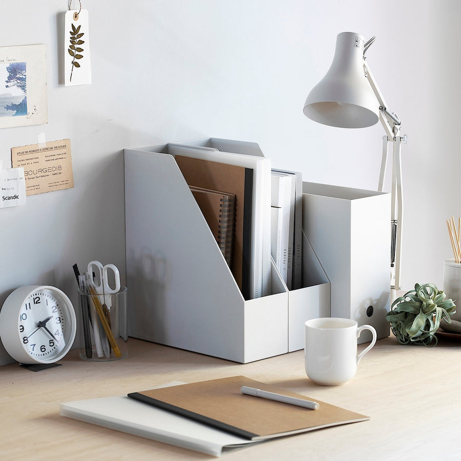 Buy MUJI Polypropylene Stand File Box - A4 White Grey