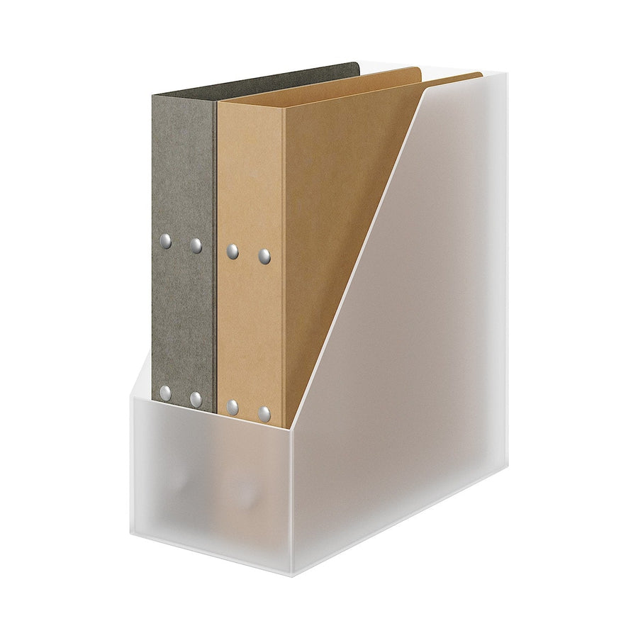 Buy MUJI Polypropylene Stand File Box - Clear A4 Wide