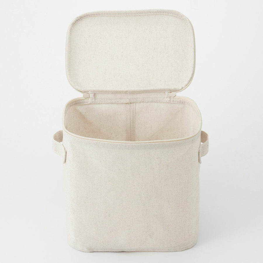 Collapsible Linen Soft Box - Rectangular - MUJI Australia