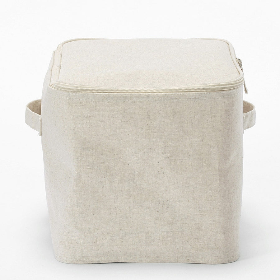 Collapsible Linen Soft Box - Rectangular - MUJI Australia