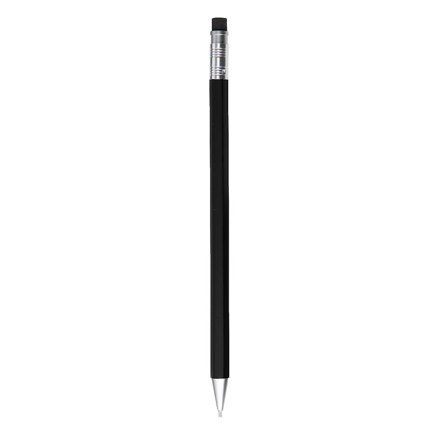 Black Wooden Mechanical Pencil - 0.5mm - MUJI Australia