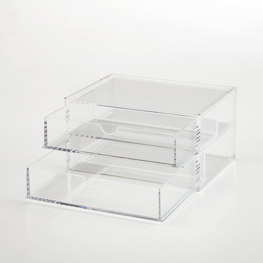 Acrylic Case 2 Drawers - MUJI Australia