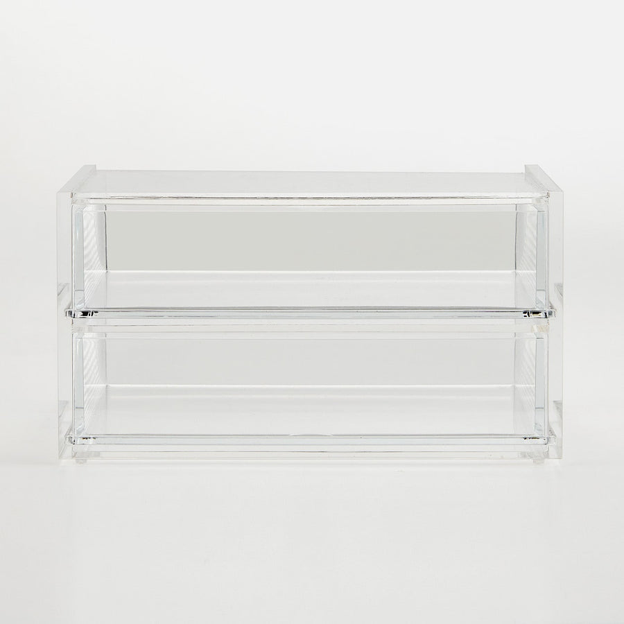 Acrylic Case 2 Drawers - MUJI Australia