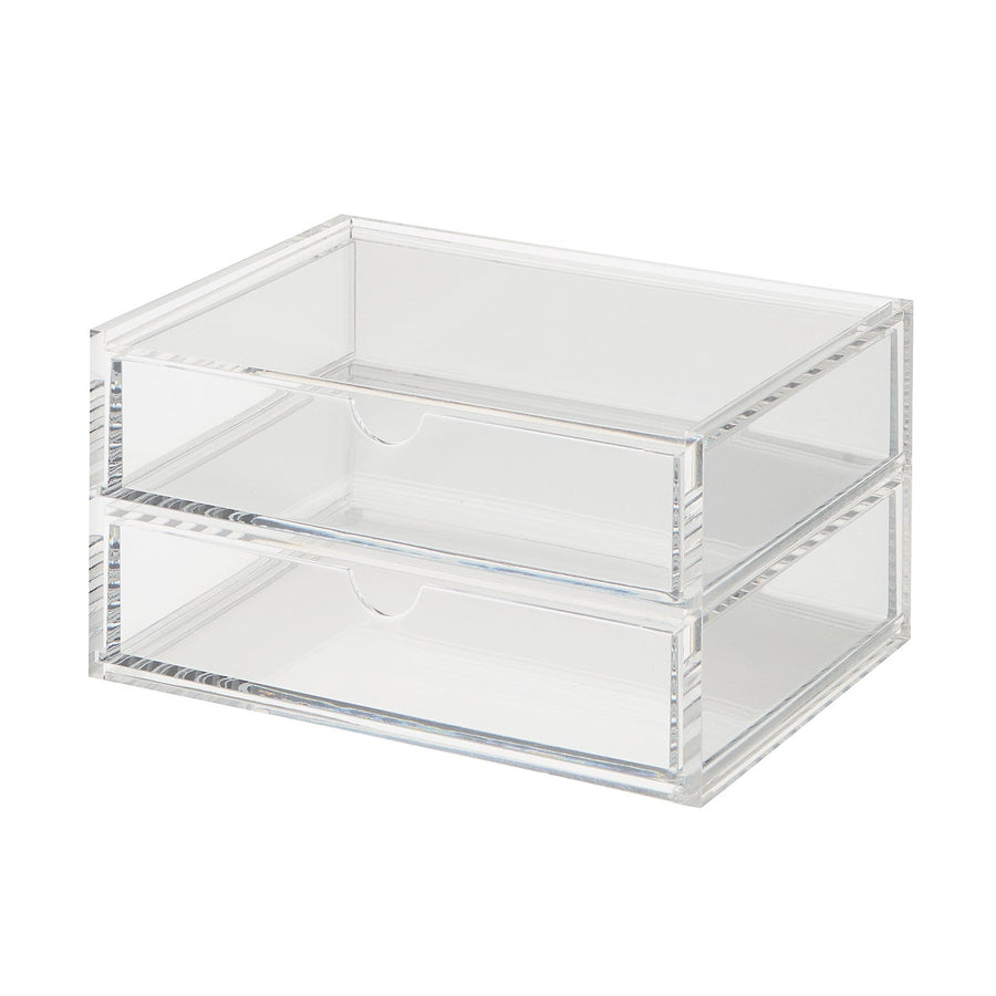 Acrylic Case 2 Drawers - MUJI Australia